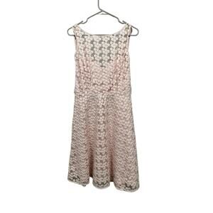 Karl Lagerfeld Embroidered Midi Dress